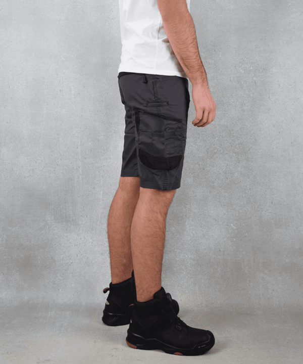 Dassy Axis korte werkbroek | Grijs