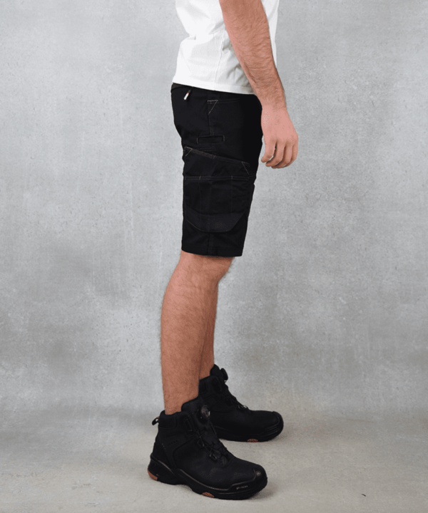 Dassy Axis korte werkbroek | Zwart