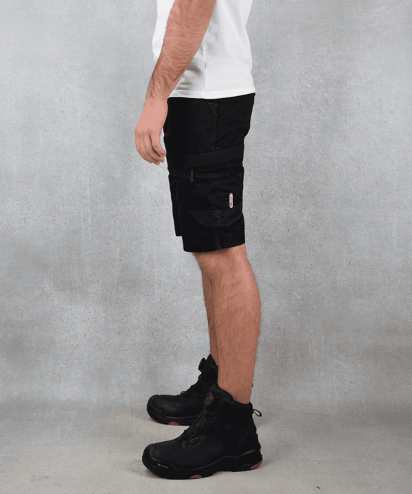 Dassy Axis korte werkbroek | Zwart