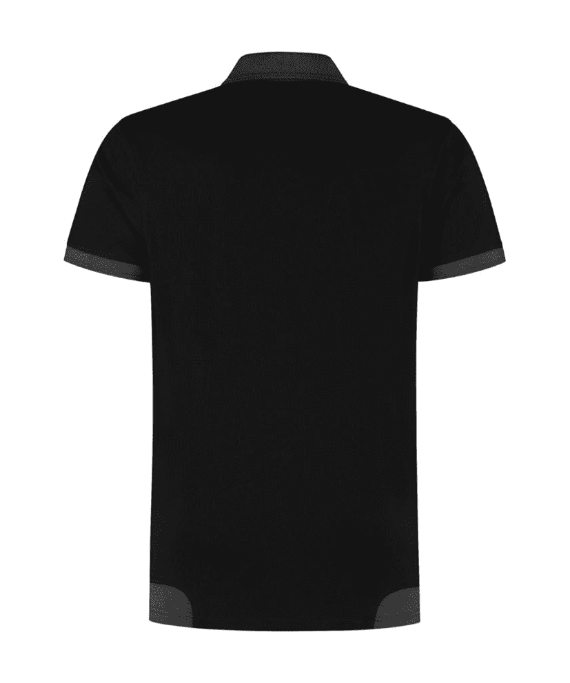 Parker-zwart-grijs-achterkant.png Image workwear Parker 2-tone polo | Zwart/Grijs