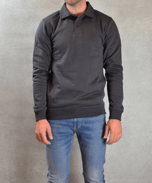 Image Workwear Sinton polokraag sweater | Grijs
