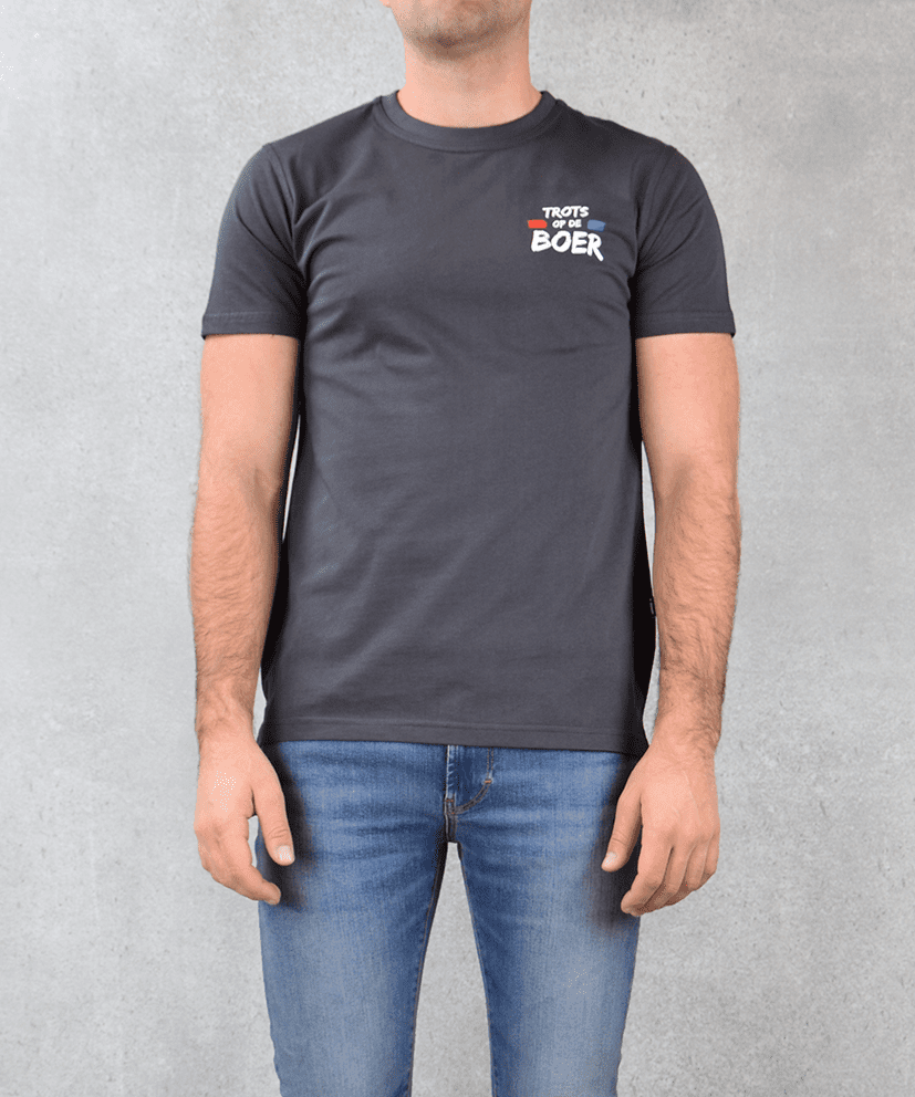Trots op de boer T-Shirt | Todd Grijs