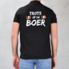 Trots op de boer polo België | Zwart