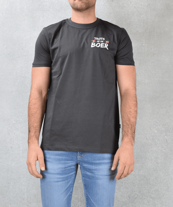 Trots op de boer T-Shirt België | Todd Grijs