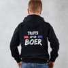 Trots op de boer hoodie kinderen | Zwart