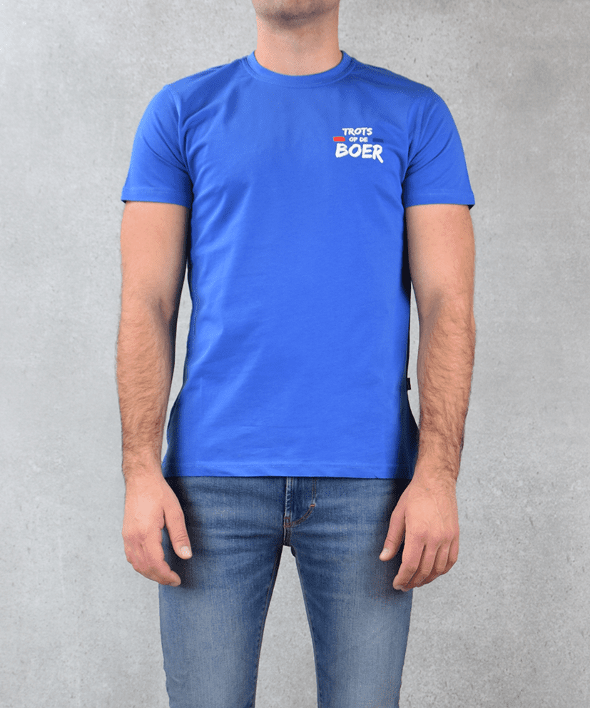 Trots op de boer T-Shirt | Todd Royal blue