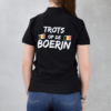 Trots op de boerin polo België | Zwart