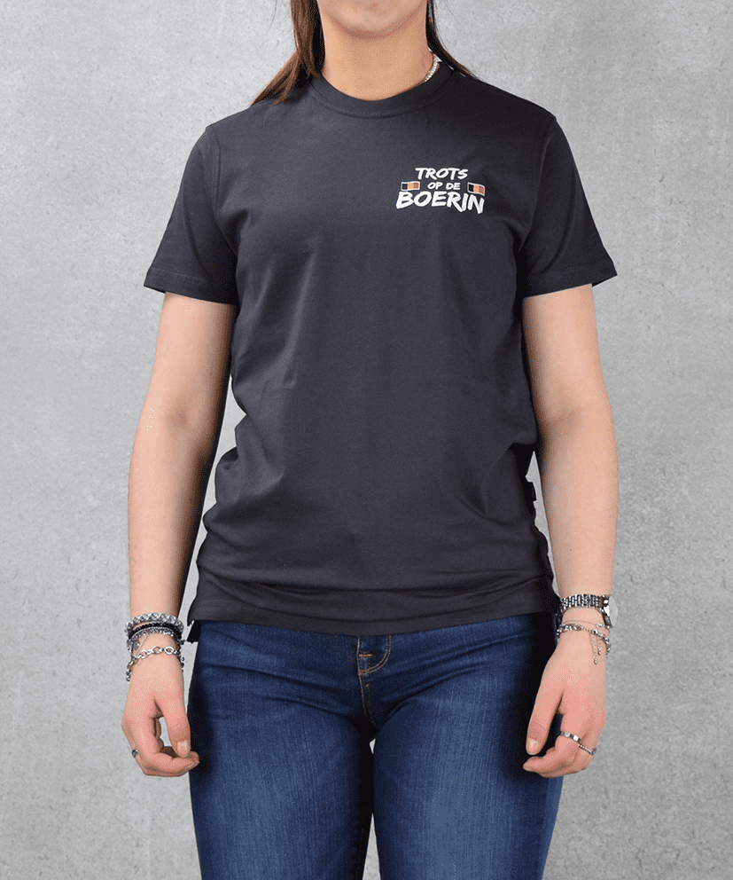 TODBin-belgie-todd-grijs-voorkant.png Trots op de boerin T-Shirt België | Todd Grijs