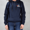 TODBin-shaddy-donker-blauw-voorkant.png Trots op de boerin hoodie dames | Donker blauw