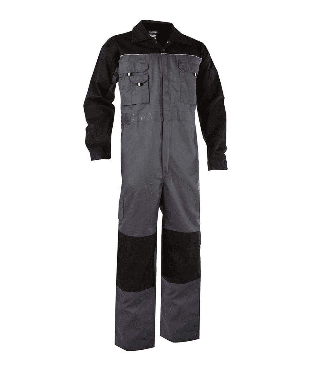 Dassy Cannes overall | Cementgrijs/Zwart