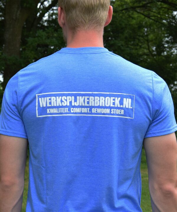 Werkspijkerbroek T-shirt | Blauw