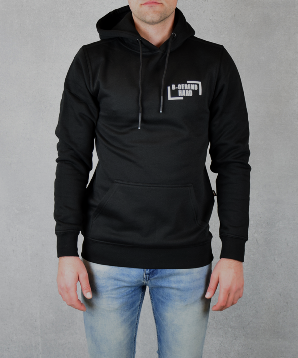 B-oerend hard hoodie | Zwart
