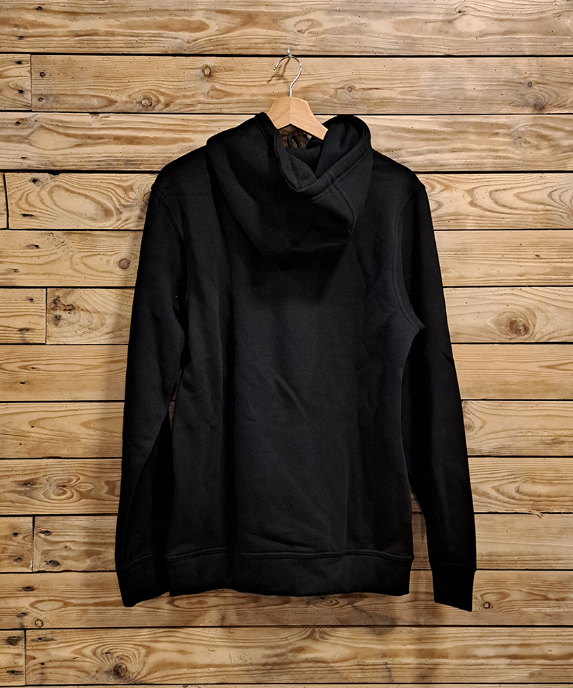 Hoodie met bandenspoor | Zwart