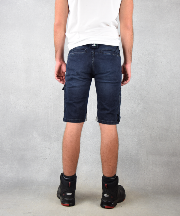 247 Jeans Jaguar W86 korte broek | Blauw/zwart