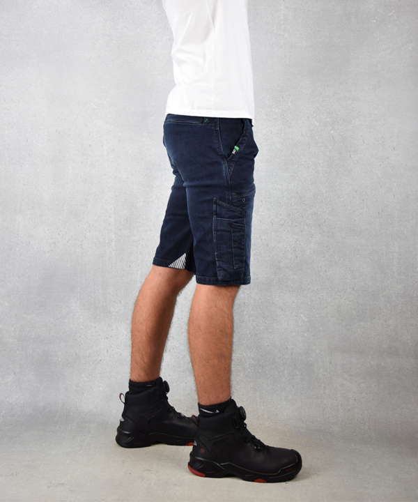 247 Jeans Jaguar W86 korte broek | Blauw/zwart