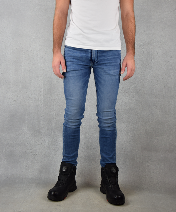 Werkspijkerbroek 247 Jeans Palm skinny SK74 | Blauw