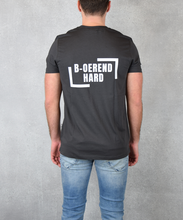 B-oerend hard T- shirt | Grijs