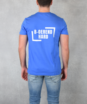 B-oerend hard T- shirt | Royal blue