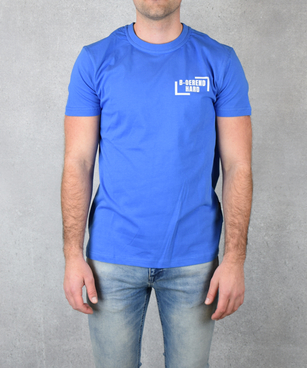 B-oerend hard T-shirt royal blauw voorkant B-oerend hard T- shirt | Royal blue