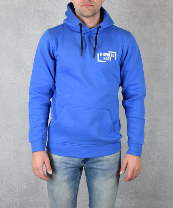 B-oerend hard hoodie royal blue voorkant B-oerend hard hoodie | Royal blue