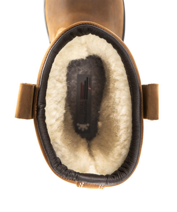 Sixton Montana werklaars bruin wol gevoerd