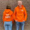 Trots op de boer hoodie | Oranje