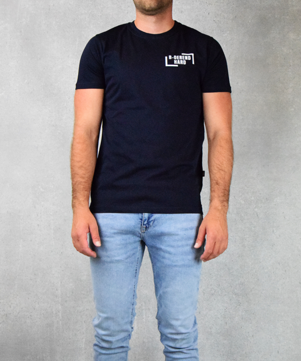 B-oerend hard T- shirt | Donker blauw