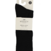 Basset Merino wollen sokken casual | Zwart