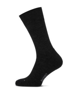 Basset Merino wollen sokken casual | Antracietgrijs