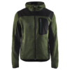 Blaklader gebreid vest met softshell | Groen