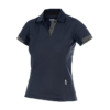 Dames polo Dassy Traxion donker blauw voorkant Dassy Traxion polo dames | Nachtblauw