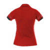 Dames polo Dassy Traxion rood achterkant Dassy Traxion polo dames | Rood