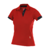 Dames polo Dassy Traxion rood voorkant Dassy Traxion polo dames | Rood
