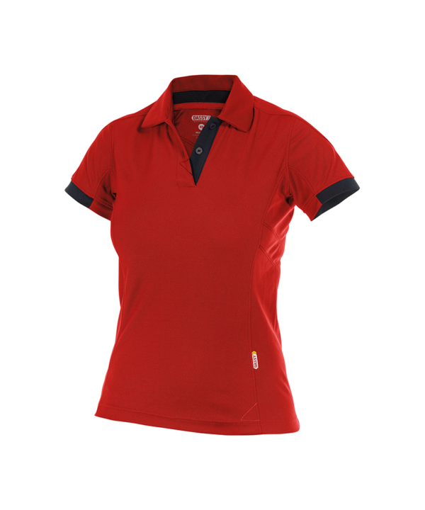 Dames polo Dassy Traxion rood voorkant Dassy Traxion polo dames | Rood