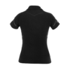 Dames polo Dassy Traxion zwart achterkant Dassy Traxion polo dames | Zwart