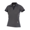 Dames polo traxion grijs voorkant Dassy Traxion polo dames | Antracietgrijs