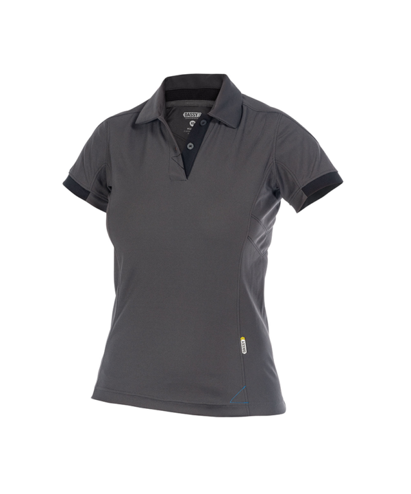Dames polo traxion grijs voorkant Dassy Traxion polo dames | Antracietgrijs