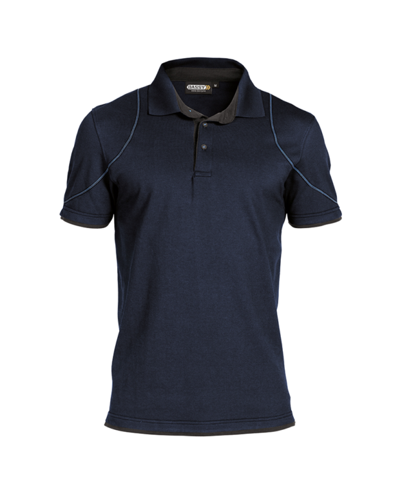 Dassy Orbital polo donkerblauw voorkant Dassy Orbital polo | Nachtblauw