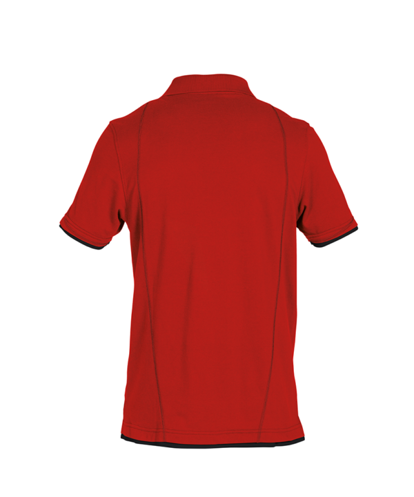 Dassy Orbital polo rood achterkant Dassy Orbital polo | Rood