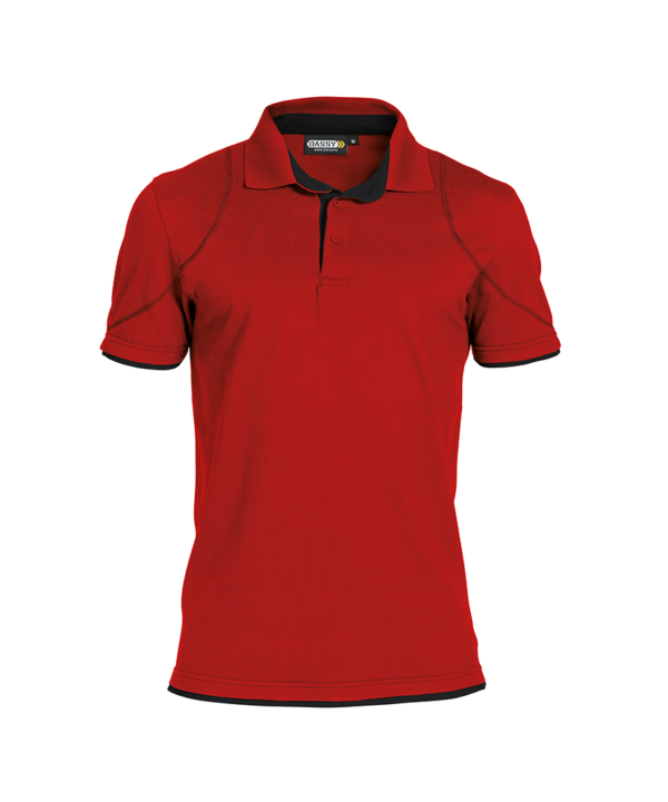 Dassy Orbital polo rood voorkant Dassy Orbital polo | Rood