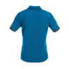 Heren polo Dassy Traxion azur blauw achterkant Dassy Traxion polo | Azuurblauw