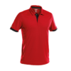 Heren polo Dassy Traxion rood voorkant Dassy Traxion polo | Rood