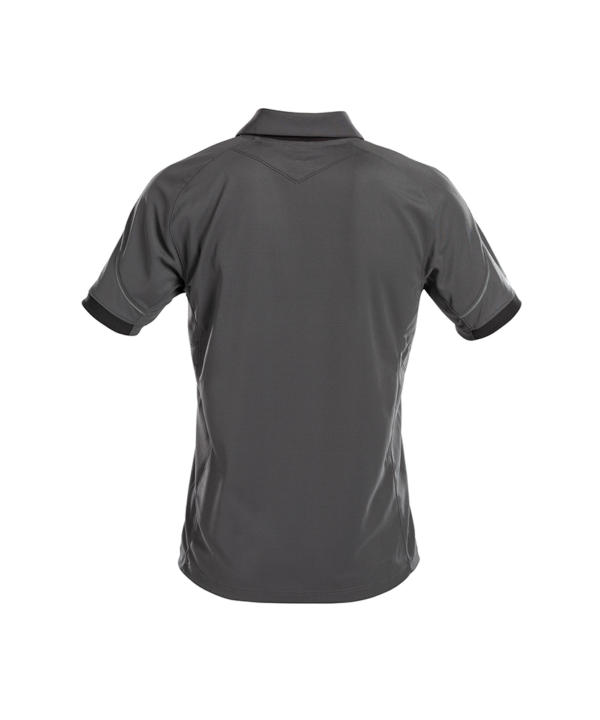Heren polo traxion grijs achterkant Dassy Traxion polo | Antracietgrijs