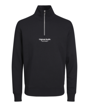 Jack & Jones JORVESTERBRO quarter zip | Zwart