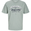 T-shirt logo J&J voorkant mintgroen Jack & Jones T-shirt | Groen