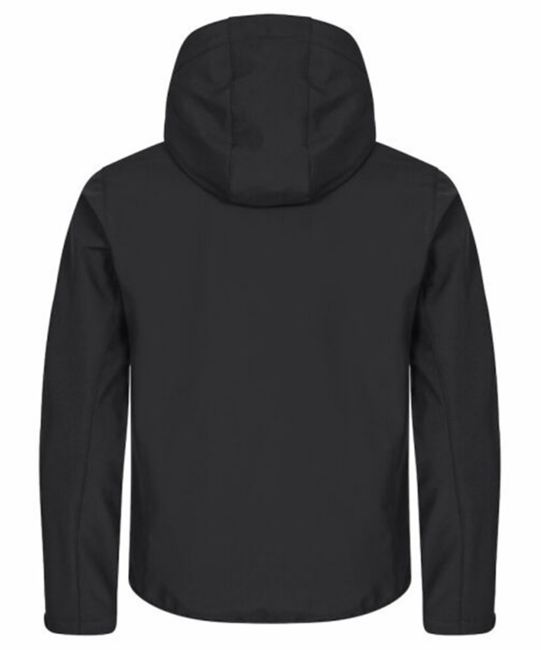 Heren Clique softshelljas hoodie | Zwart