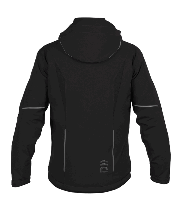 Dassy Nordix achterkant Dassy Nordix Stretch Winterjas | Zwart