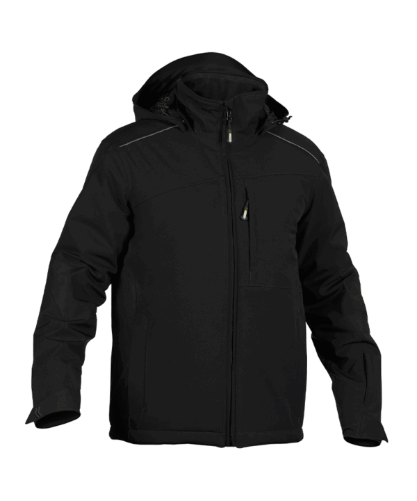 Dassy Nordix voorkant Dassy Nordix Stretch Winterjas | Zwart