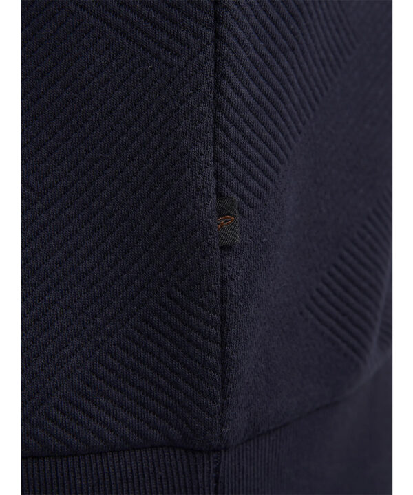 Petrol Industries sweater geribd | Donkerblauw
