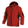 Gravity Voorkant Rood-Zwart Dassy Gravity Next Softshelljas | Rood/zwart